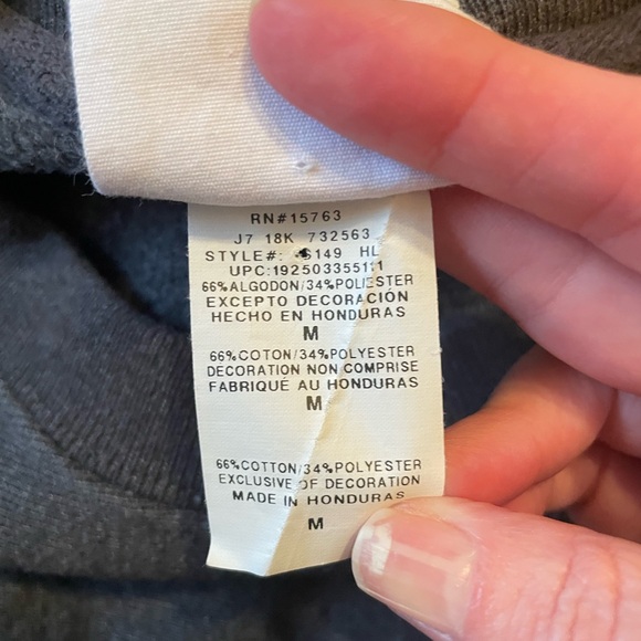 Champion Sweatshirt Mens M Gray Reverse Weave Graphic Crewneck Rod + Reel Tour - Picture 5 of 7